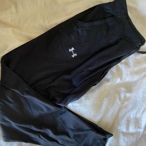 Black Under Armour joggers